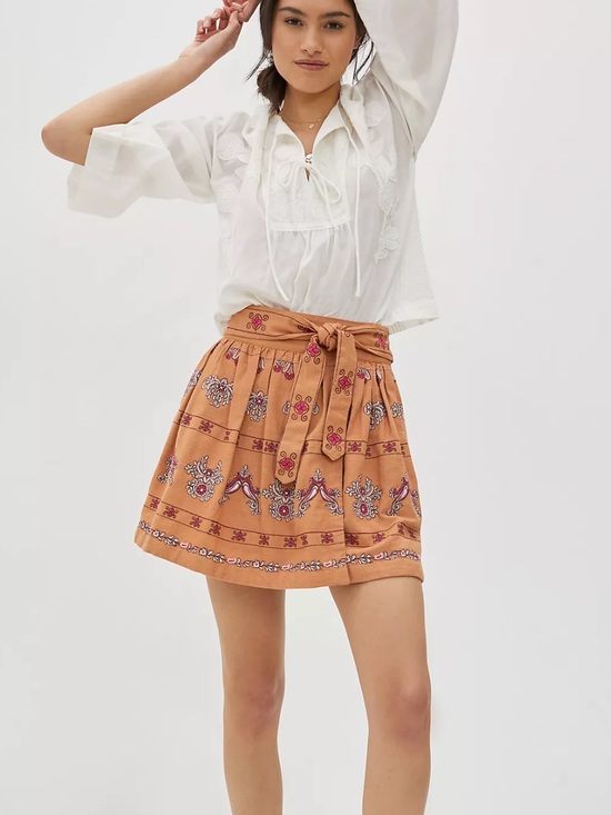 Anthropologie Dresses & Skirts - NWOT Anthropologie Meghan Embroidered Mini Skirt